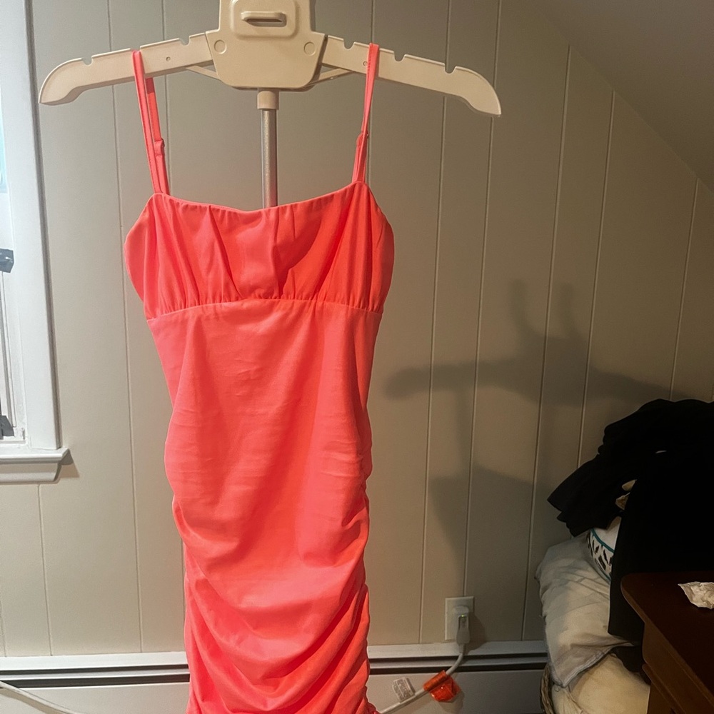Katie J NYC Bright Pink Dress